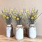 Dried Flowers Bouquet Dried Wheat Stalks Bundle Natural Lavender Dried Flowers Craspedia Flowers Dried Floral Arrangements for Wedding Party Table Centerpiece Decor Farmhouse DIY